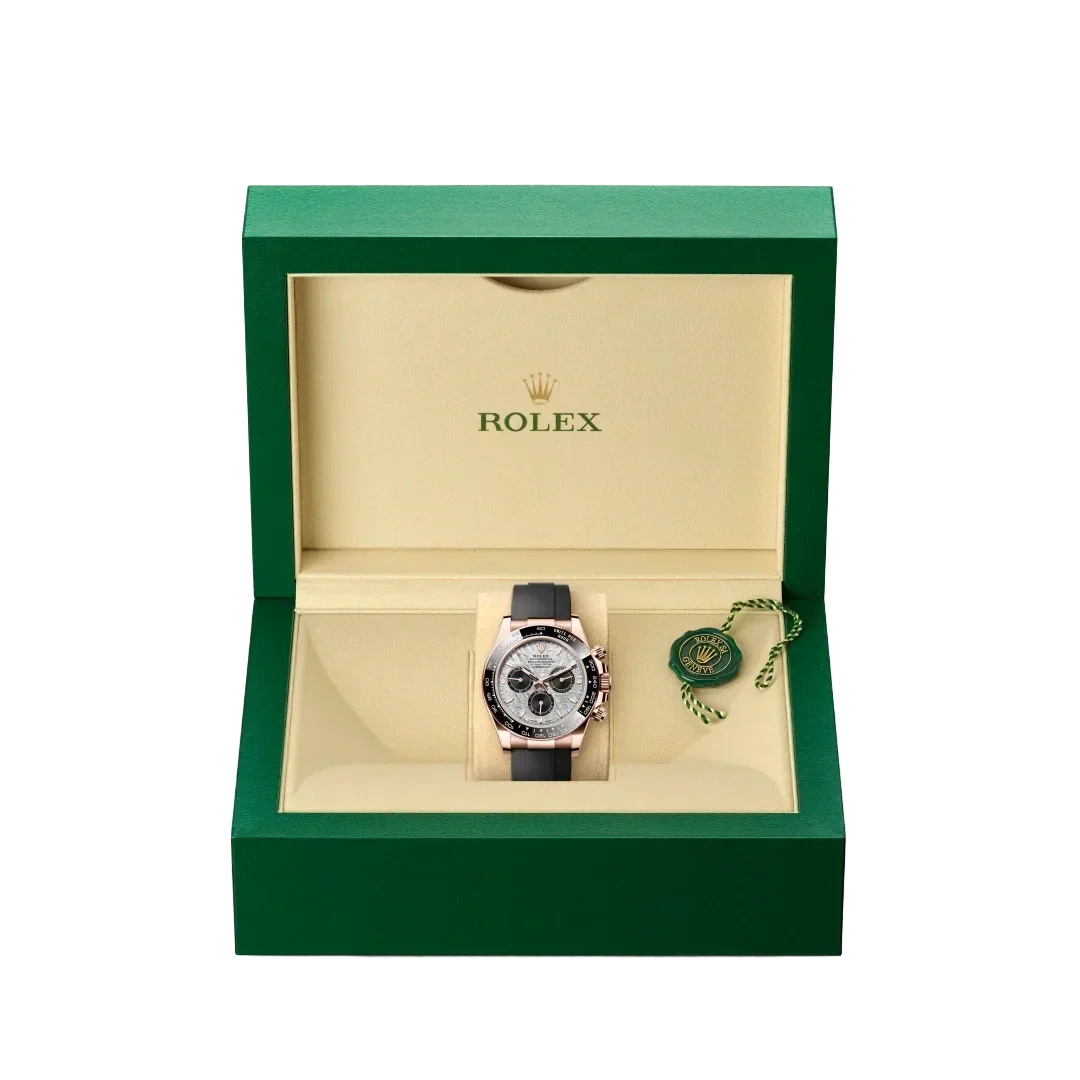 Daytona 40mm Oyster Perpetual Everose Gold with Meteorite and Black Dial M126515LN-0008