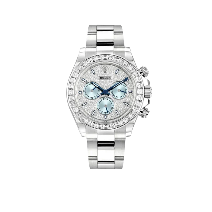 Daytona Diamond Pave Dial Platinum Watch 116576TBR
