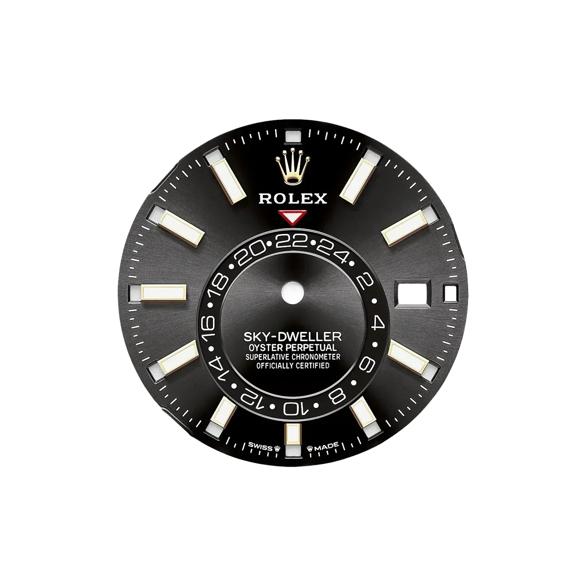 Sky-Dweller 42mm Oyster Yellow Gold 336938 Bright Black