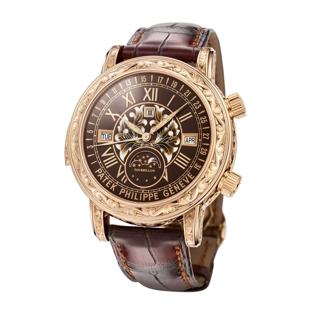 Grand Complications 44mm 6002R-001 Skymoon Tourbillon Rose Gold