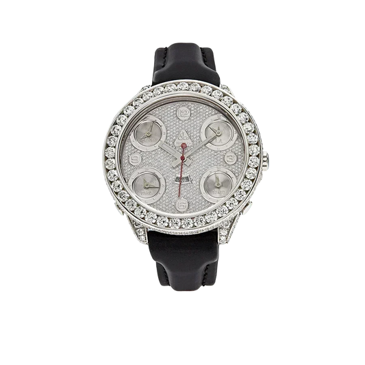 Five Time Zone Steel Diamond 40mm JCM-30