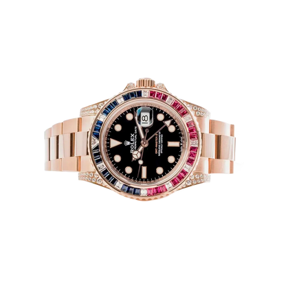 GMT-Master II 40mm Everose Diamond 126755SARU