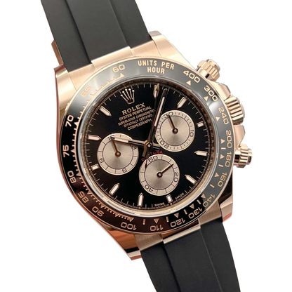 Daytona 40mm Everose Gold Bright Black and Sundust Dial M126515LN-0002