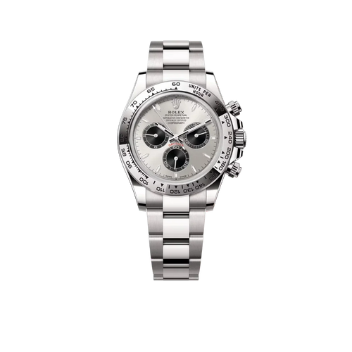 Daytona 40 mm White Gold Silver Dial Mens Watch M126509-0003