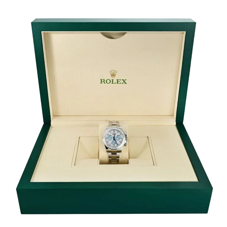 Daytona Diamond Pave Dial Platinum Watch 116576TBR