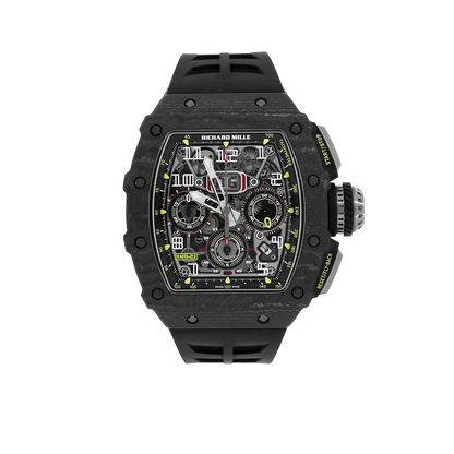 RM 11-03 Black NTPT, Skeleton Dial, 50 mm