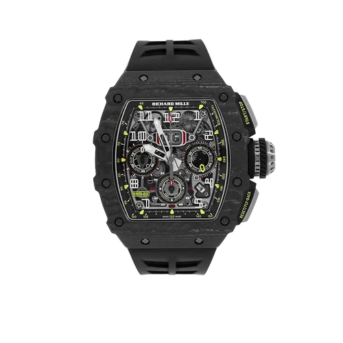 RM 11-03 Black NTPT, Skeleton Dial, 50 mm