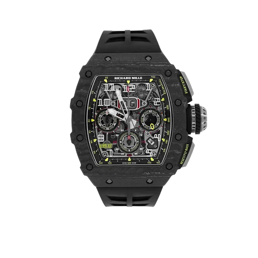 RM 11-03 Black NTPT, Skeleton Dial, 50 mm