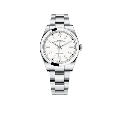 Oyster Perpetual 39mm Stainless Steel WhiteDial Men Watch 114300-0004 New 2025