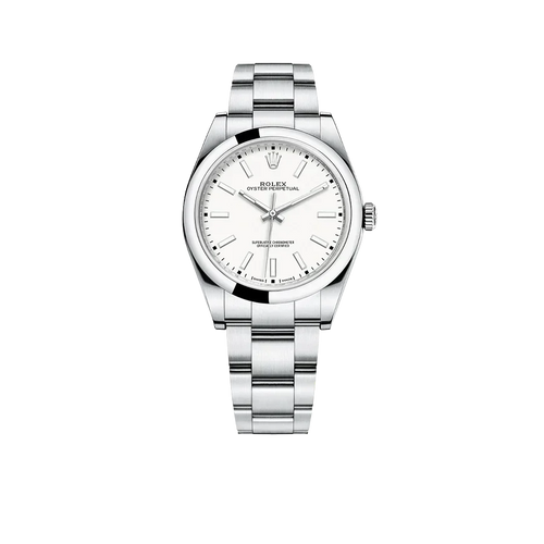 Oyster Perpetual 39mm Stainless Steel WhiteDial Men Watch 114300-0004 New 2025
