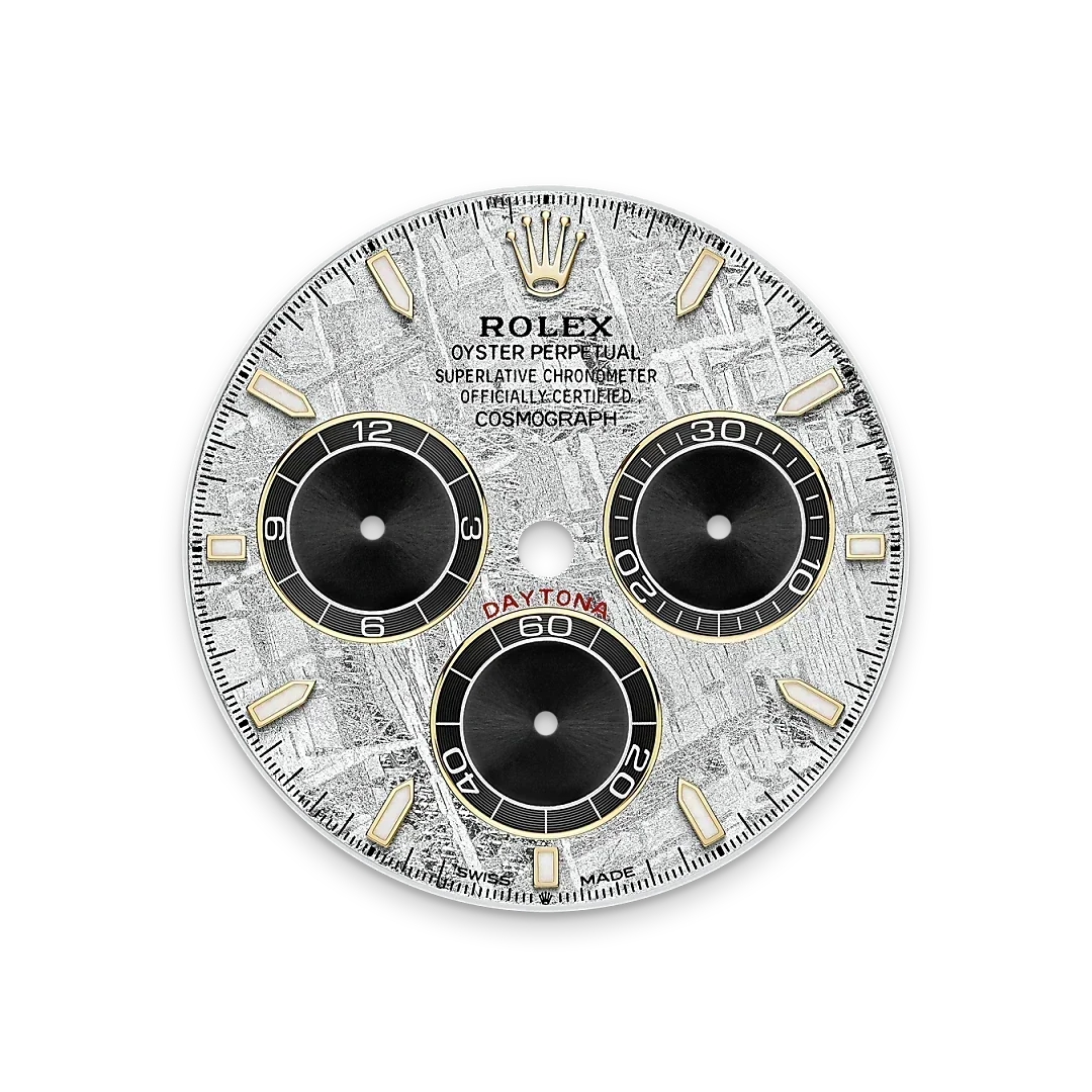 Daytona 40mm Oyster Perpetual Yellow Gold with Meteorite and Black Dial M126518LN-0016