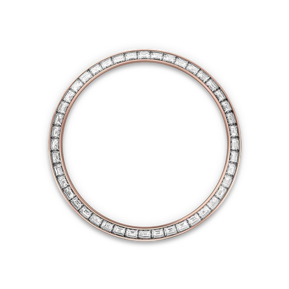 Land-Dweller Oyster 40mm Everosegold & Diamonds Intense White Honeycomb Motif Dial  127385TBR-0003