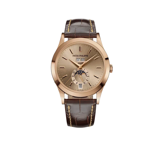 Complications 38mm 5396R-016 Annual Calendar Moon Phases Rose Gold Sand Beige Dial