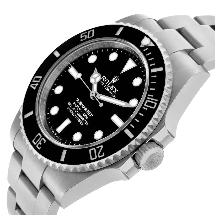 Submariner Non-Date Ceramic Bezel Steel 41mm Mens Watch 124060