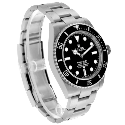 Submariner Non-Date Ceramic Bezel Steel 41mm Mens Watch 124060