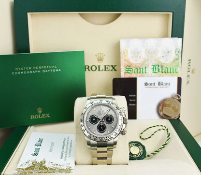 Daytona 40mm White Gold Ghost Panda Dial 116509